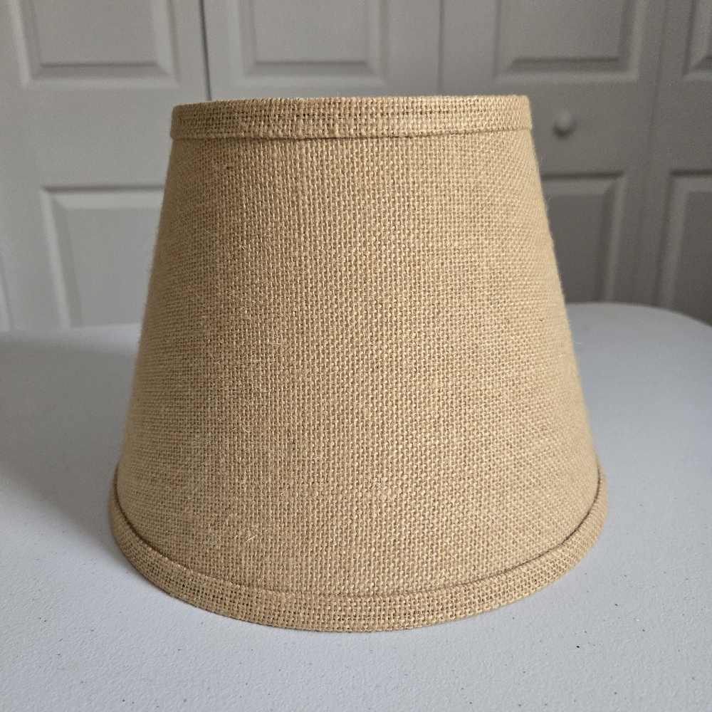 Burlap Lamp Shade